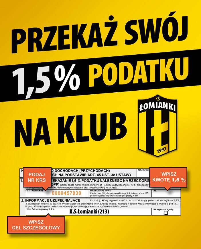 1,5% dla KSŁ}